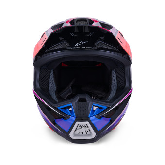 Alpinestars S-M7 Fuse Azul Violeta Rosa Brillante