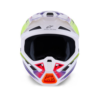 Alpinestars S-M7 Fuse Wh Amarillo Fluo Púrpura Brillante