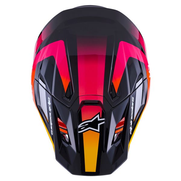 Alpinestars S-M7 Rise Negro Amarillo Rosa Brillante