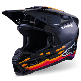 Cross Alpinestars S-M7 Negro sólido brillante