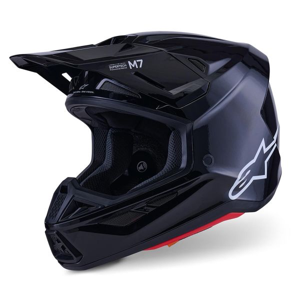 Cross Alpinestars S-M7 Negro slido brillante