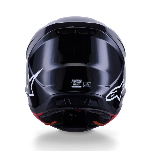 Alpinestars S-M7 Negro sólido brillante