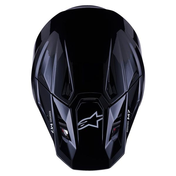 Alpinestars S-M7 Negro sólido brillante
