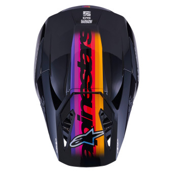 Alpinestars S-M7 Negro sólido brillante