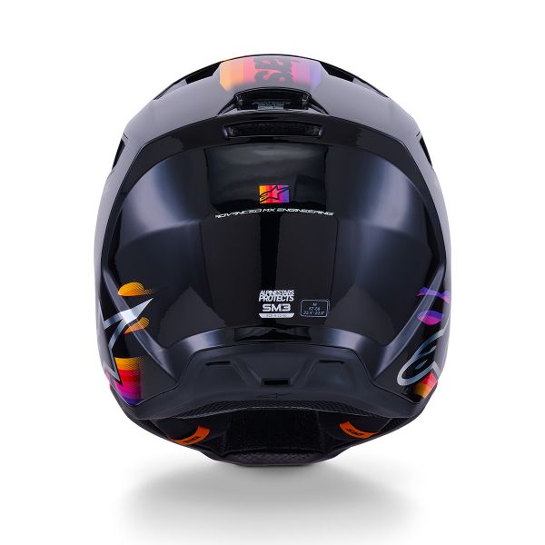 Alpinestars S-M7 Negro sólido brillante