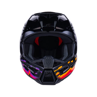 Alpinestars S-M7 Negro sólido brillante