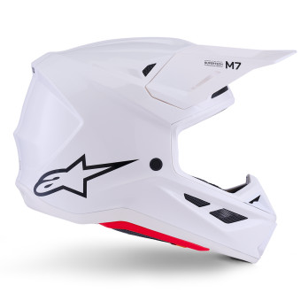 Alpinestars S-M7 Blanco sólido brillante