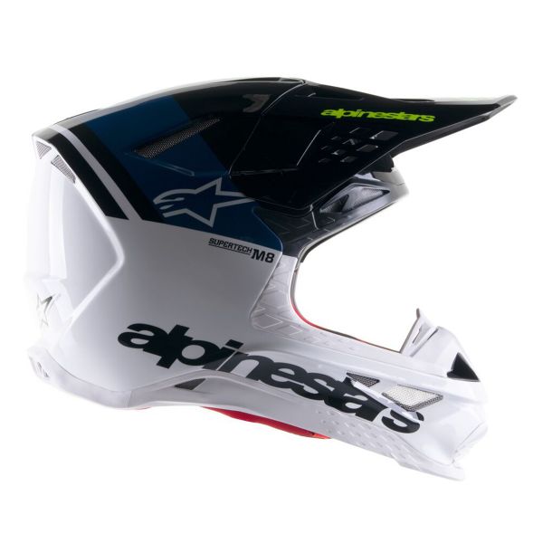 Alpinestars S-M8 Radium 2 Nightlife Ucla Blue White