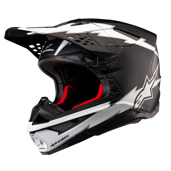 Cross Alpinestars Supertech S-M10 Ampress Negro Blanco Colchn