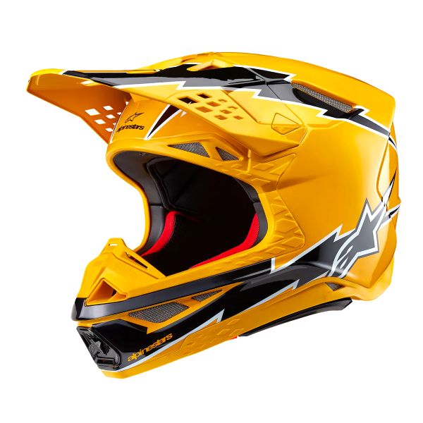 Cross Alpinestars Supertech S-M10 Ampress Negro Amarillo