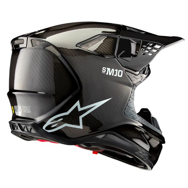 Alpinestars Supertech S-M10 Negro Carbono Brillante