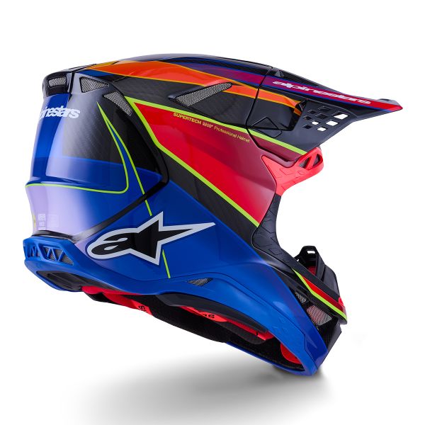 Alpinestars Supertech S-M10 Era Azul Rojo Amarillo Fluo Brillante