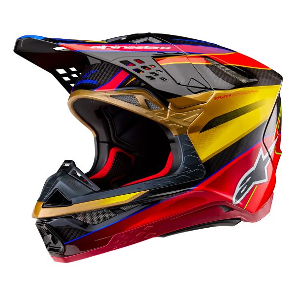 Cross Alpinestars Supertech S-M10 Era Oro Amarillo Ro Rojo