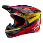 Casque Cross Alpinestars Supertech S-M10 Era Oro Amarillo Ro Rojo