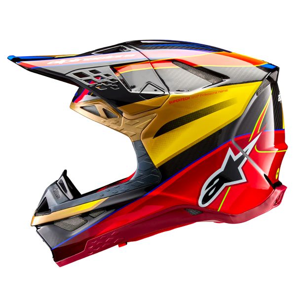 Alpinestars Supertech S-M10 Era Oro Amarillo Río Rojo