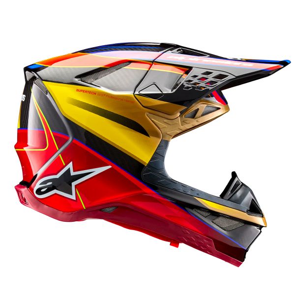 Alpinestars Supertech S-M10 Era Oro Amarillo Río Rojo
