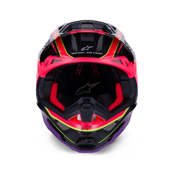 Alpinestars Supertech S-M10 Era Rosa Violeta Amarillo Fluo Brillante