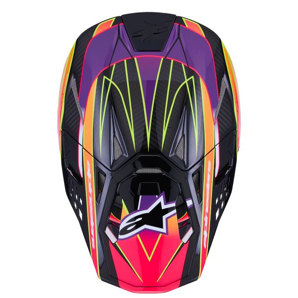 Alpinestars Supertech S-M10 Era Rosa Violeta Amarillo Fluo Brillante