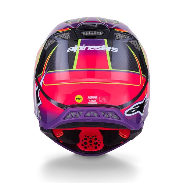 Alpinestars Supertech S-M10 Era Rosa Violeta Amarillo Fluo Brillante