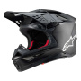 Casque Cross Alpinestars Supertech S-M10 Fama Carbono Negro Mate