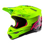Casque Cross Alpinestars Supertech S-M10 Unite Amarillo Fluo Negro Rosa Diva