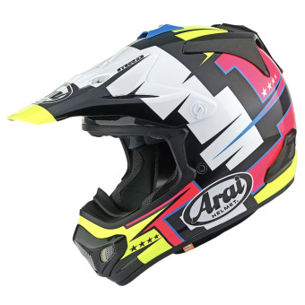 Casque Cross Arai MX-V Evo Battle Yellow Casque Cross Arai MX-V Evo Battle Yellow