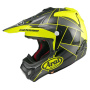 Casque Cross Arai MX-V Evo Peak Yellow Grey Black