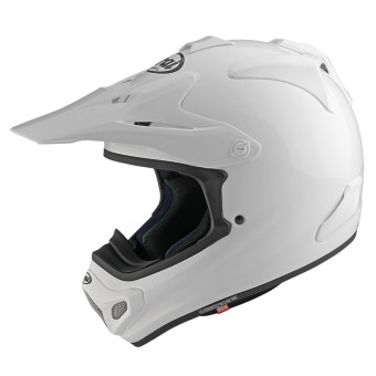 Casque Cross Arai MX-V Evo Solid White Casque Cross Arai MX-V Evo Solid White