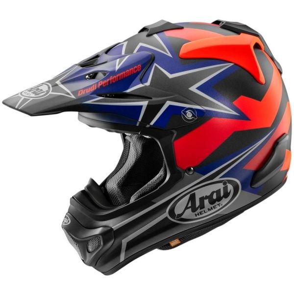 Cross Arai MX-V Stars & Stripes Orange
