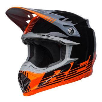 Cross Bell Moto-9 Mips Louver Black Orange