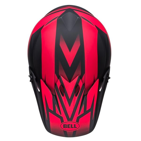Bell MX-9 Mips Disrupt Matt Black Red