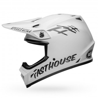 Bell MX-9 Mips Fasthouse White Black