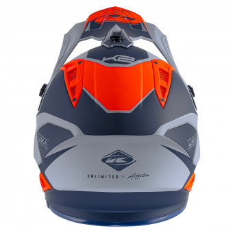 Kenny Titanium Graphic Matt Navy Orange