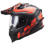 Casque Cross LS2 Explorer Alter Mat Black Fluo Orange MX701