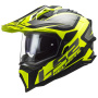 Casque Cross LS2 Explorer Alter Mat Black H-V Yellow MX701