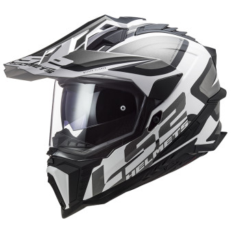 Casque Cross LS2 Explorer Alter Mat Black White MX701 Casque Cross LS2 Explorer Alter Mat Black White MX701