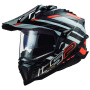 Casque Cross LS2 Explorer C Edge Black Fluo Orange MX701