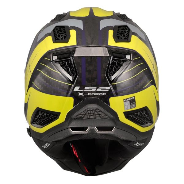 LS2 X-Force Galuo Gris H-Vis Amarillo MX703