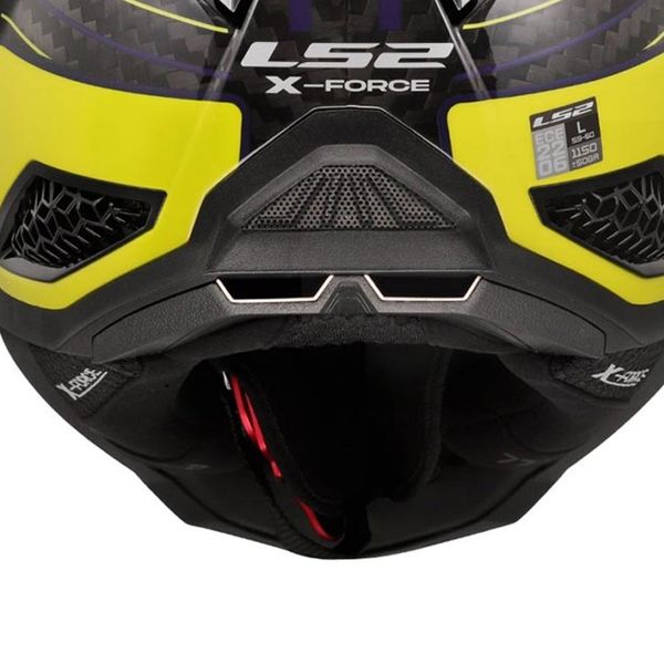 LS2 X-Force Galuo Gris H-Vis Amarillo MX703