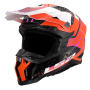 Casque Cross LS2 X-Force Galuo Naranja MX703
