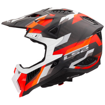 Casque Cross LS2 X- Force Phantom Orange Red MX703