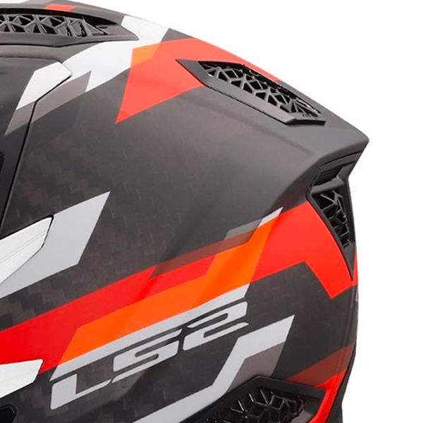 LS2 X- Force Phantom Orange Red MX703