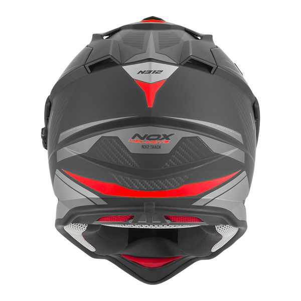 NOX N312 Track Mat Black Red