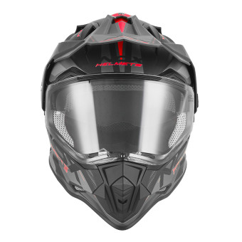 NOX N312 Track Mat Black Red