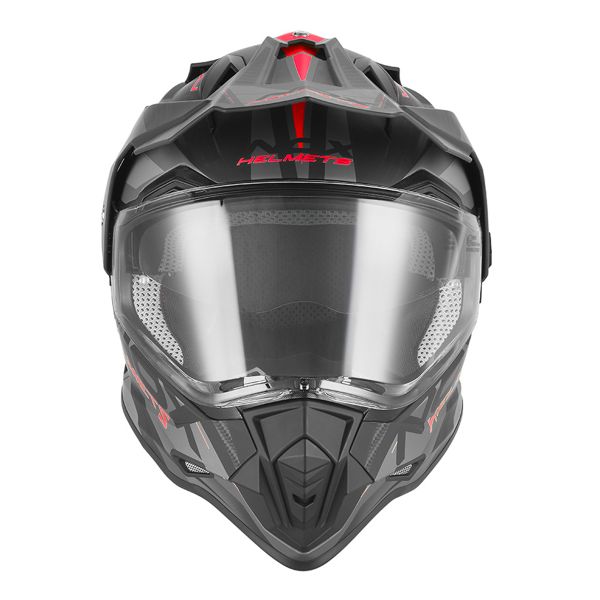 NOX N312 Track Mat Black Red