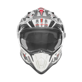 NOX N312 Track White Shiny Red