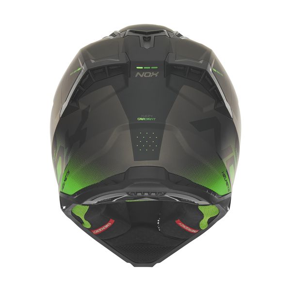 NOX N634 Negro mate degradado Verde