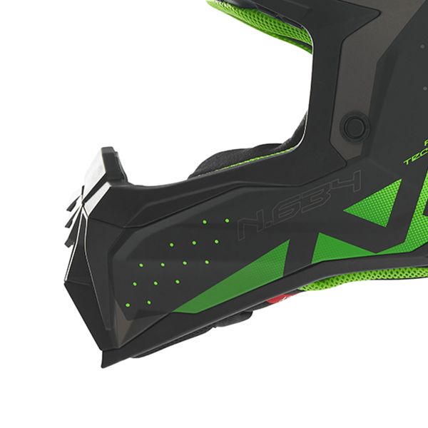 NOX N634 Negro mate degradado Verde