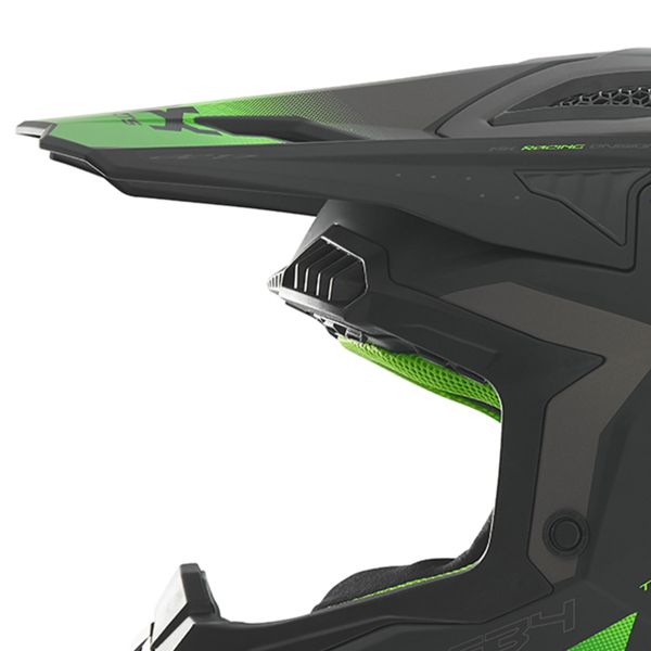 NOX N634 Negro mate degradado Verde