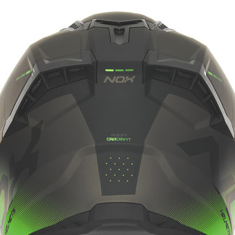 NOX N634 Negro mate degradado Verde